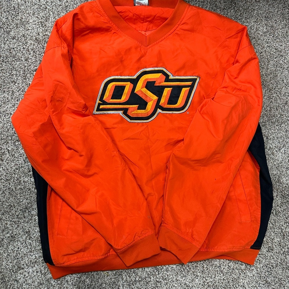 OSU Orange Pullover Jacket